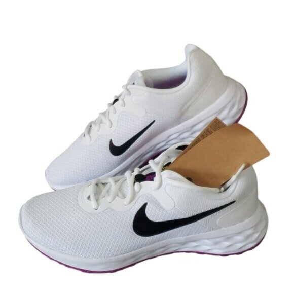 New Nike Revolution Womens White Sneakers Size 10 Next Nature Lightweight Casual - Picture 1 of 9